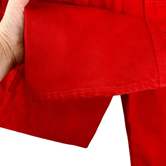 Golden Goose Red Mid-Rise Jeans - Picture 12 of 16